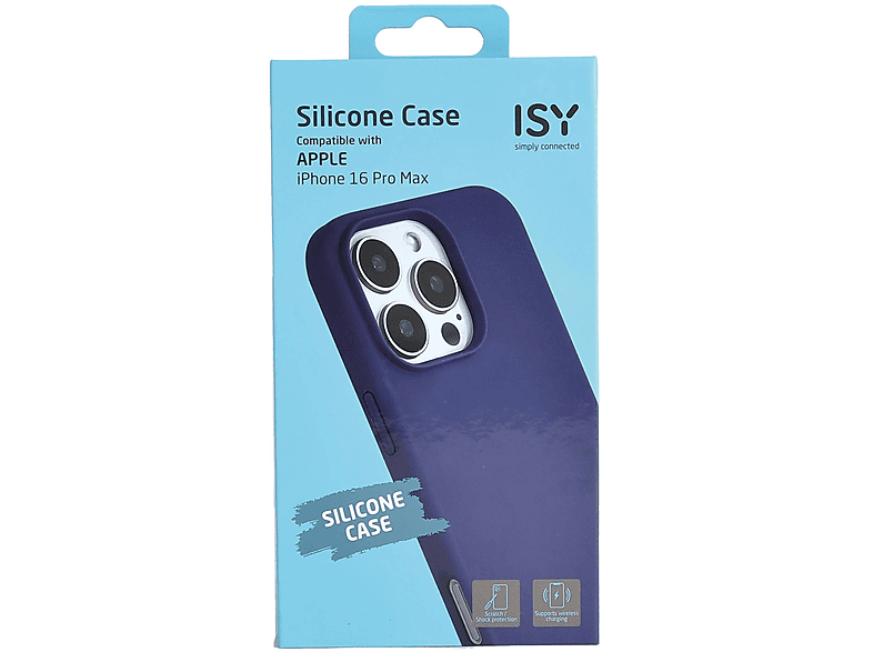 Thumbnail - ISY ISC 2353, Backcover, Apple, iPhone 16 Pro Max, Pacific blue