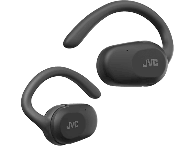 Auriculares conducción de aire- JVC HA-NP40T, Intraurales, True Wireless, Bluetooth, 26h Autonomía, Táctil, IPX4, Negro