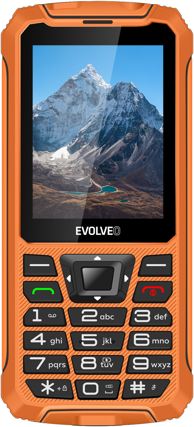 EVOLVEO STRONGPHONE Z6 DualSIM Narancs Kártyafüggetlen Mobiltelefon