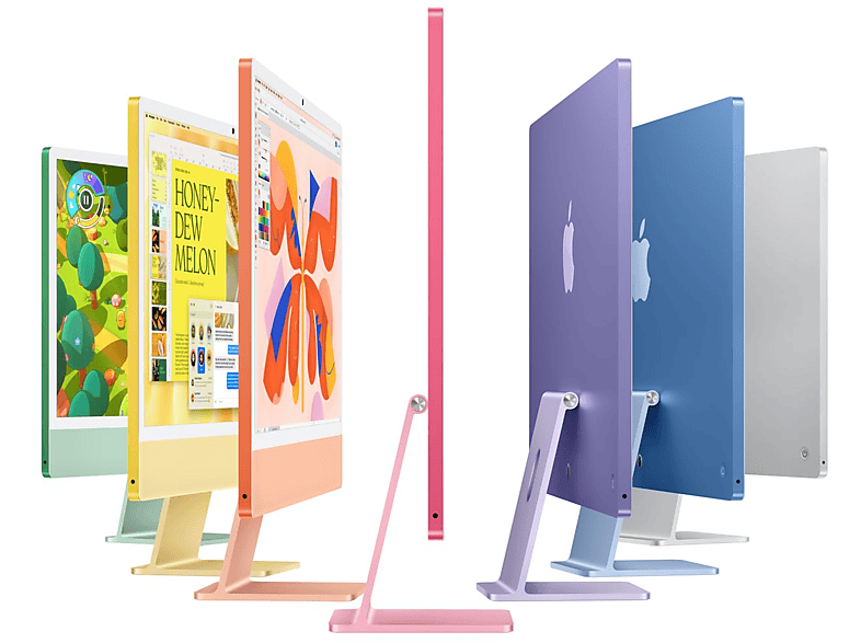 APPLE iMac 24-inch Zilver (M4) | 8-core CPU - 8-core GPU - 16GB