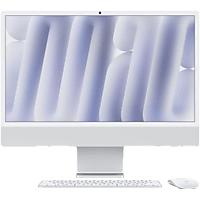 MediaMarkt APPLE iMac 24-inch Zilver (M4) - 10-core CPU - 10-core GPU - 16GB - 512GB All-in-one-pc aanbieding