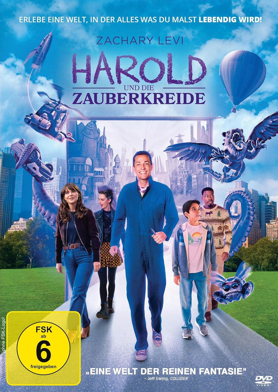 Filmposter mit einer Gruppe von Leuten, die auf den Betrachter zugehen. Titel: Harold.