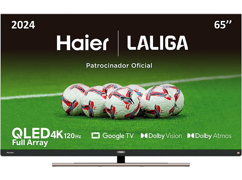 Haier S90 Series H65S900UX, Full Array, Smart (Google TV), HDR 4K, Altavoz Frontal, Dolby Atmos