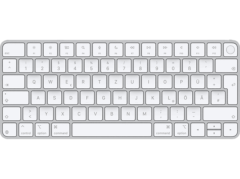 APPLE Magic Keyboard mit Touch ID, kabellose Tastatur, Weiß