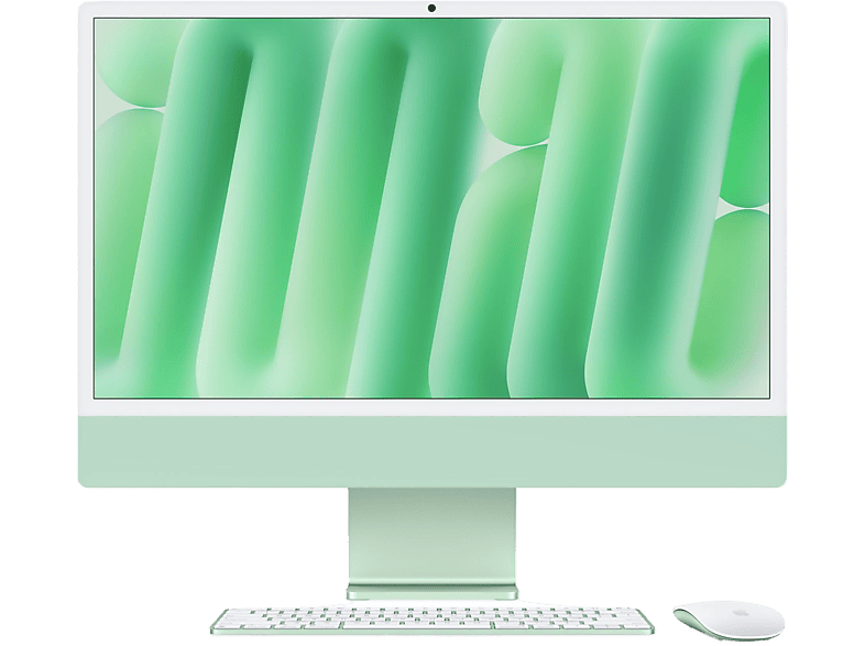 Apple iMac 24" M4 (10-Core CPU, 10-Core GPU), 16GB RAM, 256GB SSD, Groen