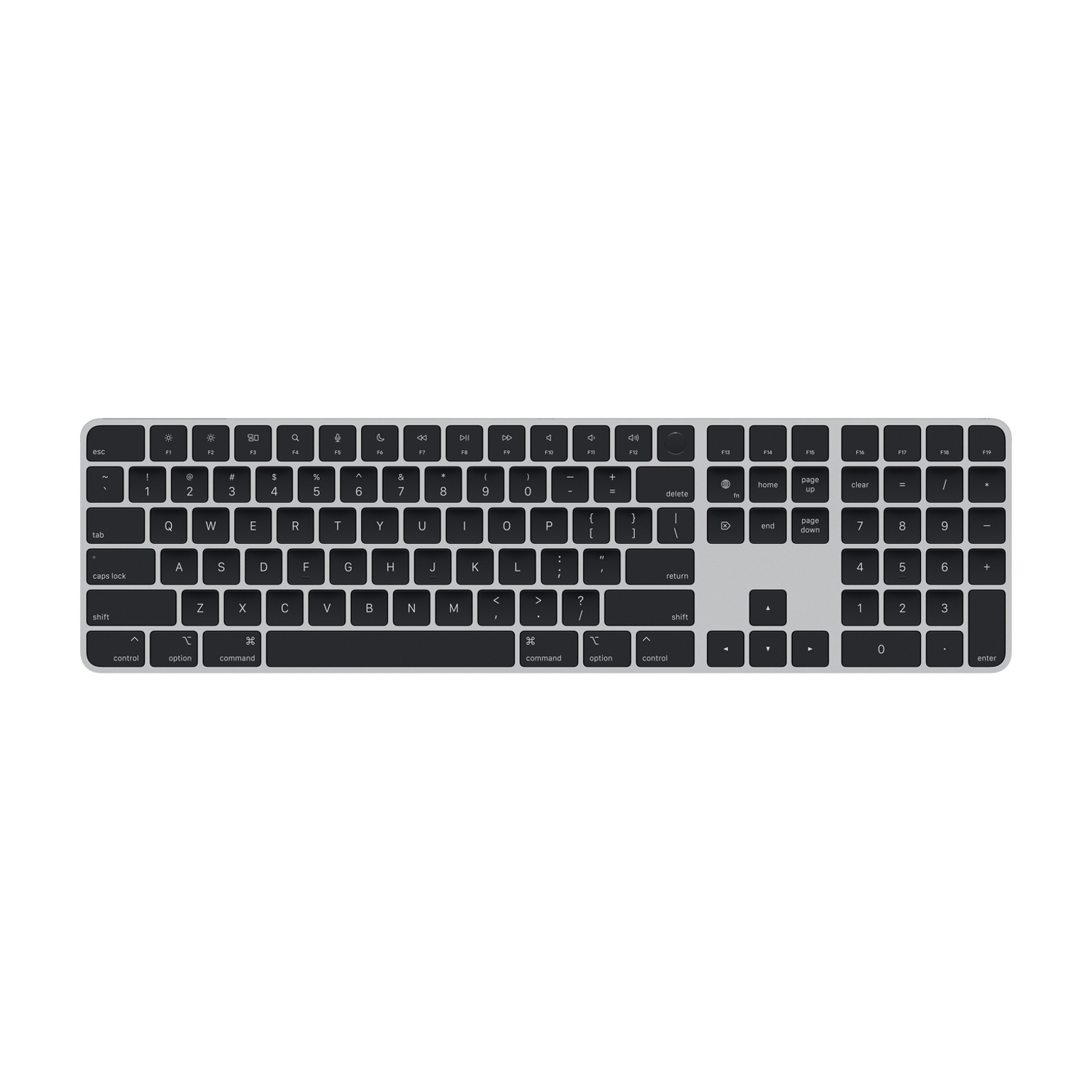APPLE tastiera Magic Keyboard con Touch ID e tastierino numerico per Mac con chip Apple - Tasti neri
