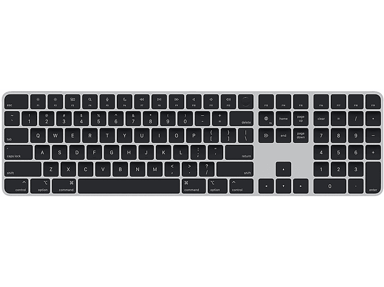 Apple tastiera Magic Keyboard con Touch ID e tastierino numerico per Mac chip Apple - Tasti neri