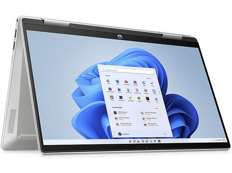 HP Pavilion x360 14-ek1030nl convertibile 2 in 1, 14 ”, processore Intel® Core I5 1335U, 16 GB, 512 GB SSD, Silver