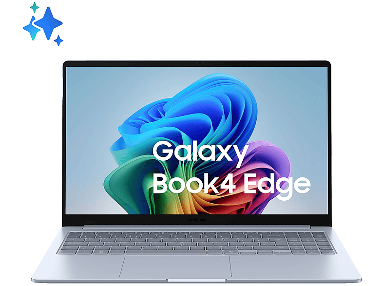 SAMSUNG Galaxy Book4 Edge, 15,6 ”, processore Qualcomm Snapdragon X Plus X1P-42-100, 16 GB, 256 GB Flash, Blue