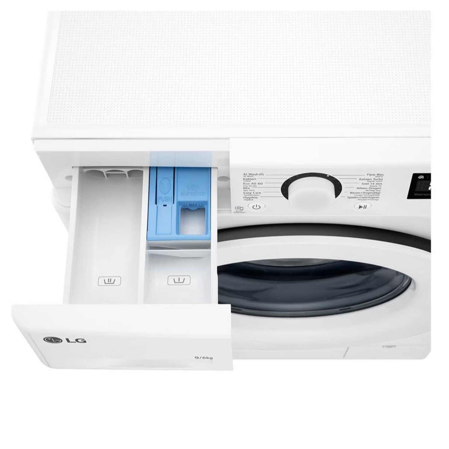 LG Was-droogcombinatie D (F4DR3096N3W)