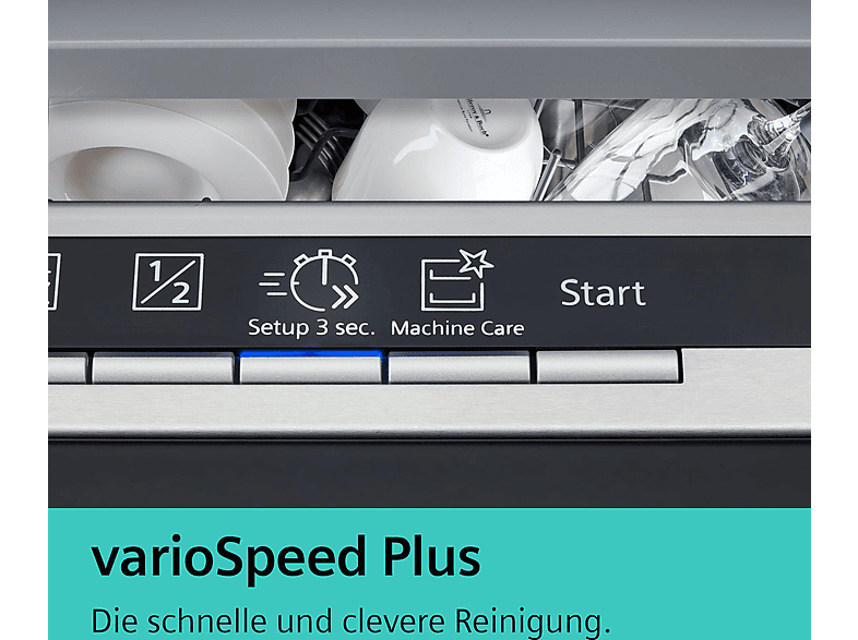 SIEMENS SR43ES24ME iQ300 Geschirrspüler (unterbaufähig, 448 mm breit, 44 dB (A), C)