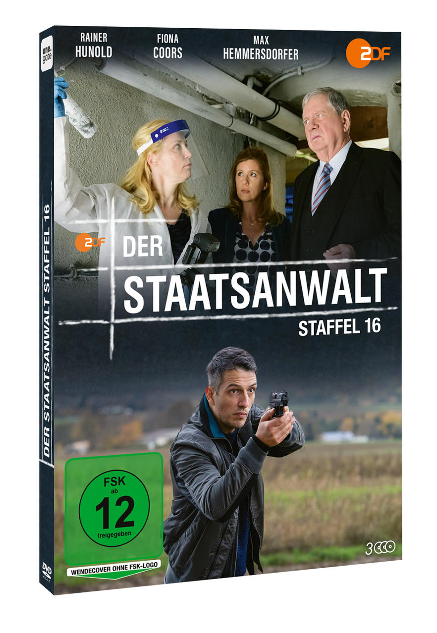 DVD-Cover der Show "Der Staatsanwalt". Es zeigt Schauspieler und den Titel der Show.