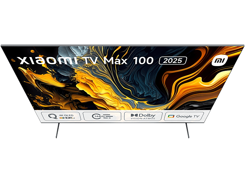 Televisión QLED Xiaomi 100 MAX 2025, 100 pulgadas, 4K Ultra HD, Google TV, 144HZ