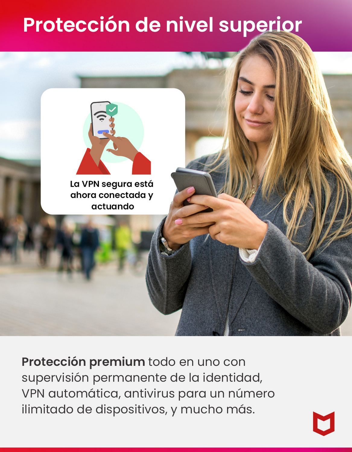 Antivirus - McAfee® Premium Individual ES MSH, dispositivos ilimitados. Suscripción 1 año