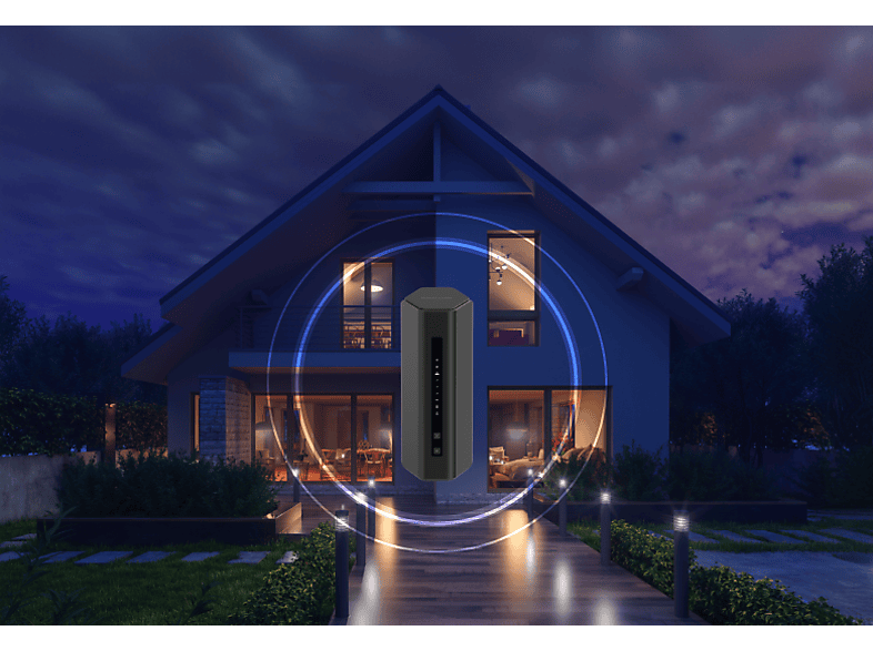 NETGEAR Nighthawk WiFi 7 Router RS200, 6.5 Gbit/s; WLAN-Router — Foto 4 von 5