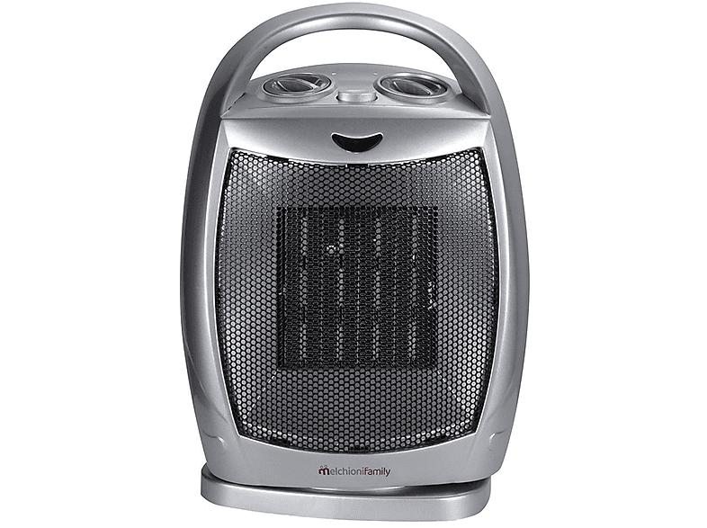 Termoventilatore Melchioni Family Calido, ceramico, 1500 w, 2 livelli di potenza calore, Oscillazione automatica, Doppia regolazione aria calda,