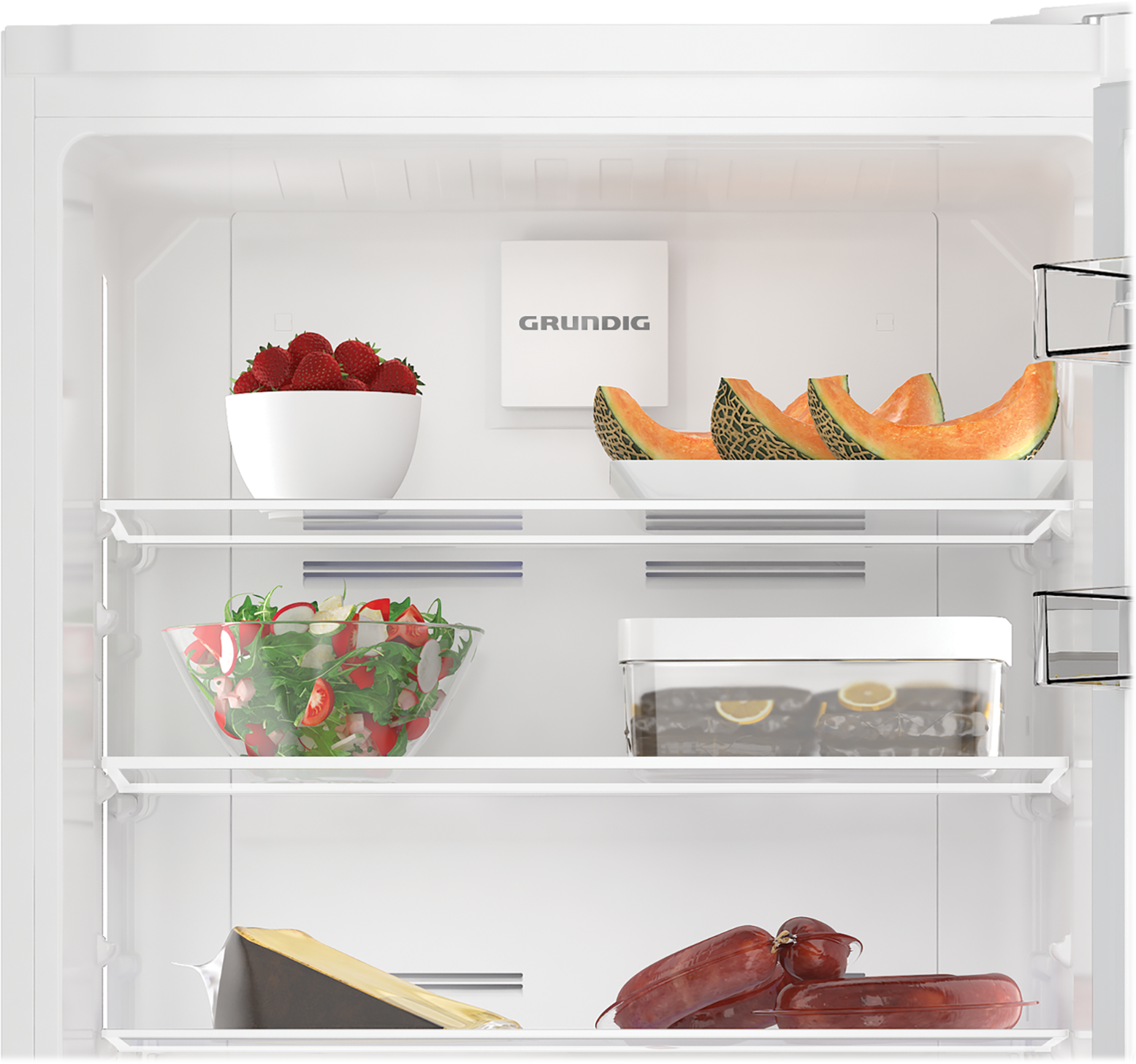 GRUNDIG GKNE 392 E Enerji Sınıfı 392 L No-Frost Alttan Donduruculu Buzdolabı Beyaz