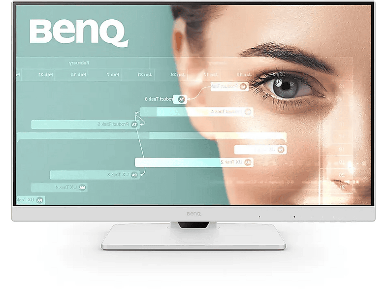 BENQ GW2786TC 27 Zoll Monitor, Full-HD, 5 ms Reaktionszeit, 250 cd/m², 100 Hz, Weiß — Foto 2 von 5