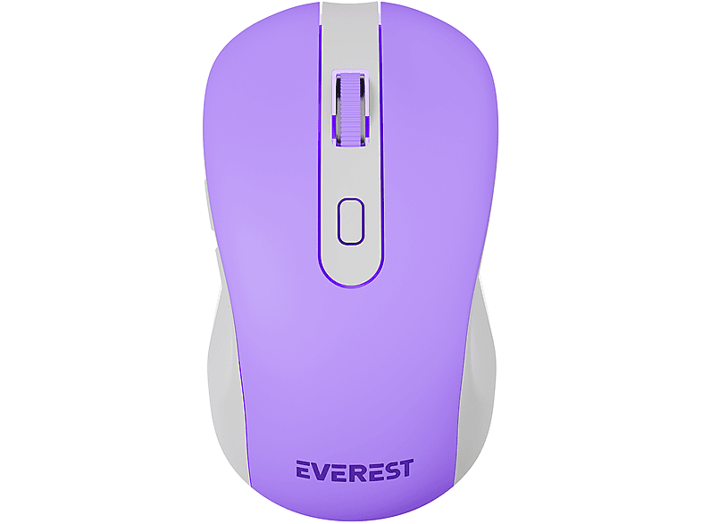 EVEREST KM-730 Kablosuz Q Multimedia Klavye + Mouse Set Mor Beyaz