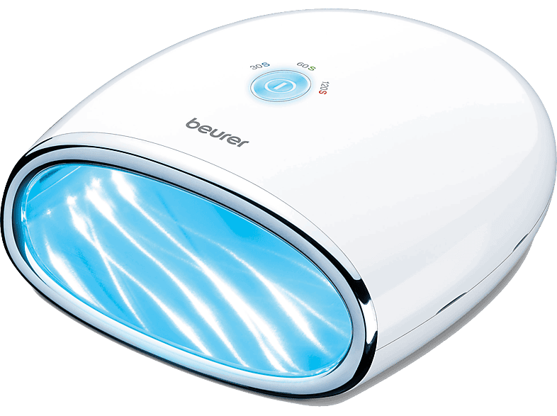 Secador de uñas - Beurer MP 48, LED, 18 Temporizador, Diseño compacto, Blanco