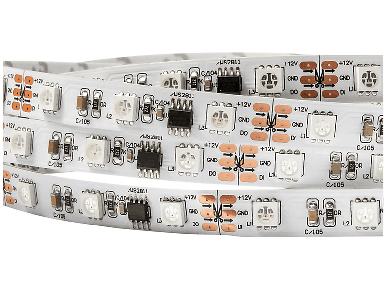 Striscia Led flessibile LYVIA FLR520 5m, Multicolor