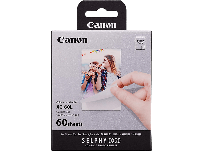 Canon XC-60L Sticker and Ink Set