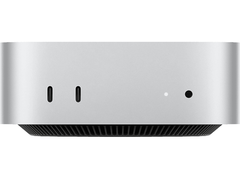 Apple Mac mini (2024) Chip M4, CPU de 10 núcleos, GPU 16GB RAM, 256GB SSD, Gigabit Ethernet, Plata