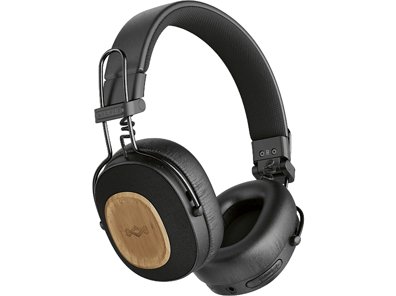 MARLEY Positive Vibration Riddim vezeték nélküli Bluetooth fejhallgató mikrofonnal, fekete (EM-JH135-SB)