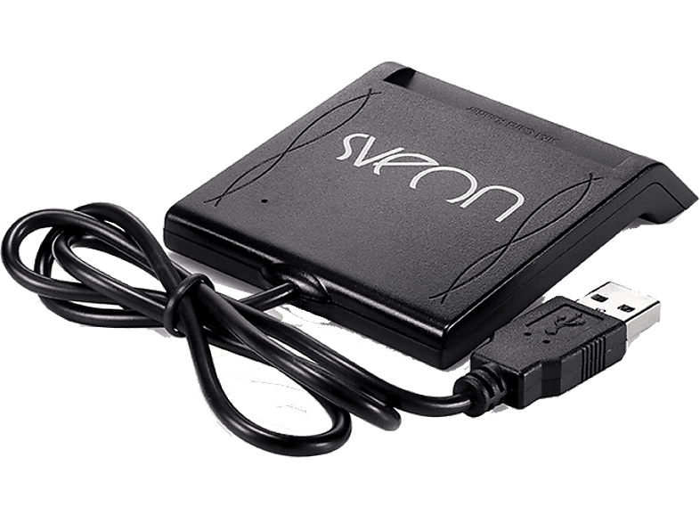 Lector de tarjetas para DNI - Sveon, SCT022M, Negro