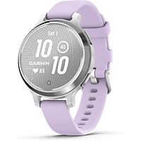 MediaMarkt GARMIN Lily 2 Active Zilver Smartwatch Paars aanbieding