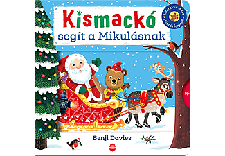 Benji Davies - Kismackó segít a Mikulásnak