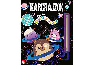 Móra Kiadó - Squishmallows - Karcrajzok - 8 különleges karcrajz és 8 oldalnyi mókás feladvány