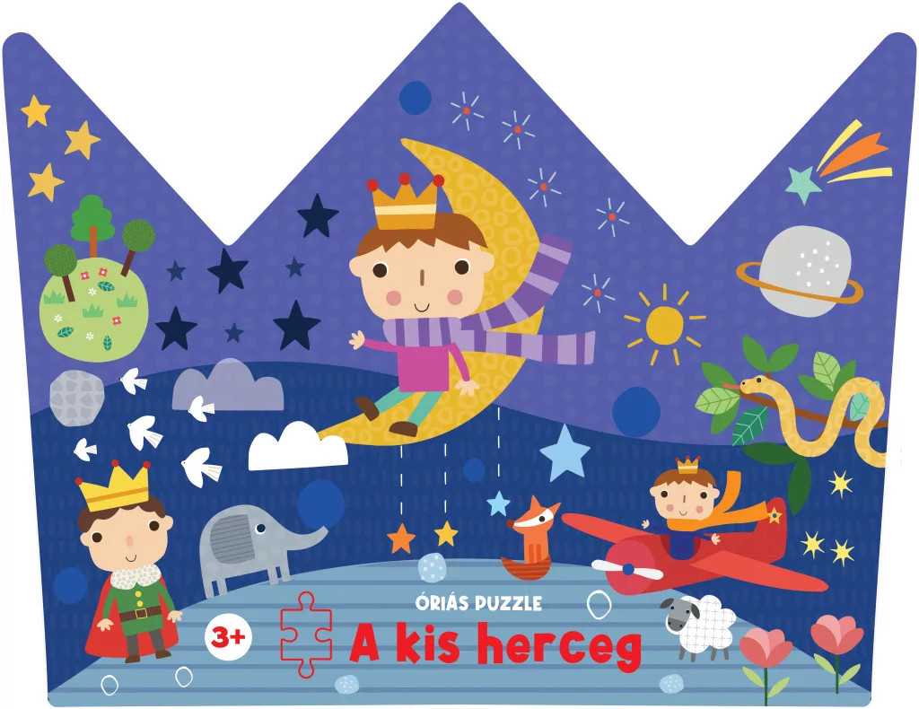 Napraforgó Könyvkiadó - Óriás puzzle A kis herceg