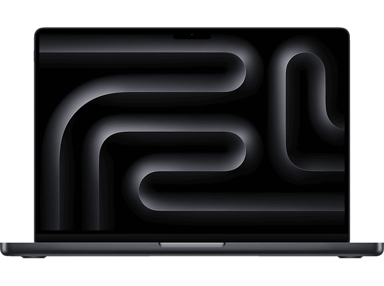 APPLE MacBook Pro (2024), Notebook, mit 14 Zoll Display, Apple M4 Chip, 16 GB RAM, 10-Core GPU, 512 GB SSD, Space Schwarz