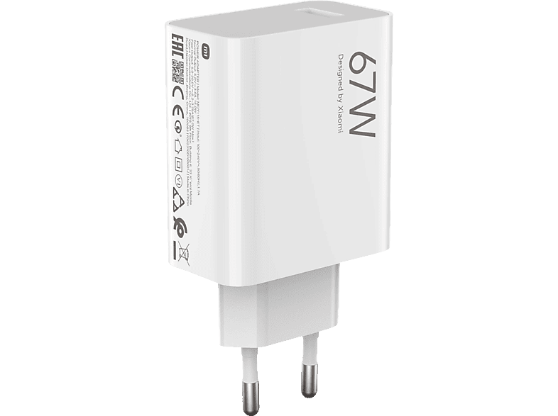 XIAOMI 67W HyperCharge Combo (Type-A) Ladegerät Universal, Weiß