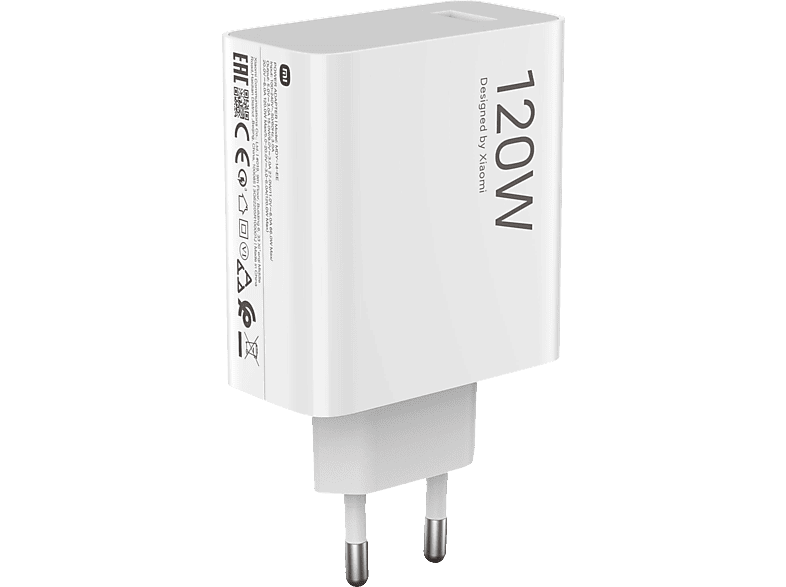 XIAOMI 120W HyperCharge Combo (Type-A) Ladegerät Universal, Weiß