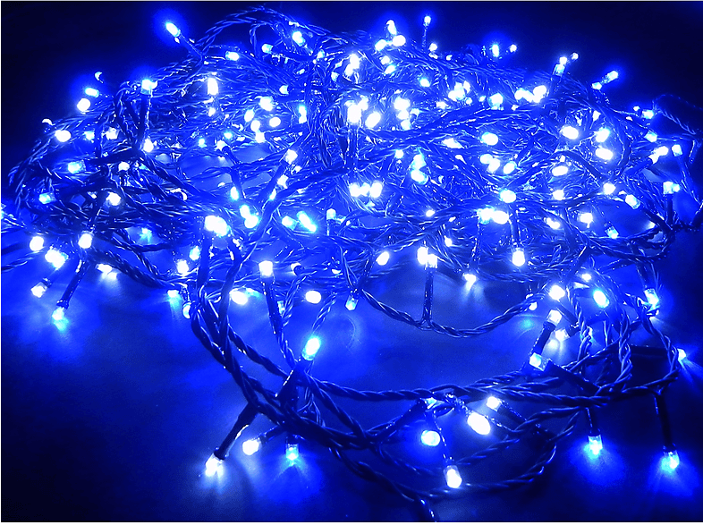 Luci di Natale Lyvia Mega Pazze 36m, Blu