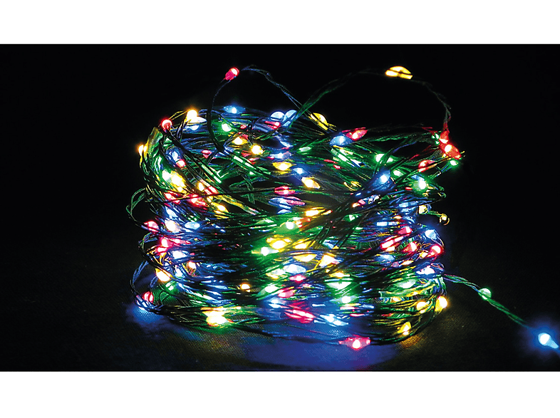 Luci di Natale Lyvia Microled Pazze 30m, Multicolor