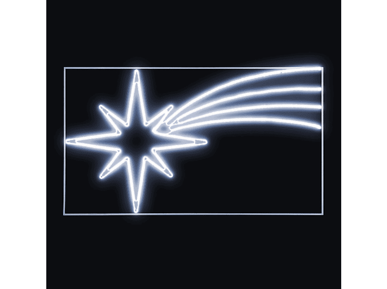 Decorazione Luminosa Lyvia Stella Cometa Large, Bianco Freddo