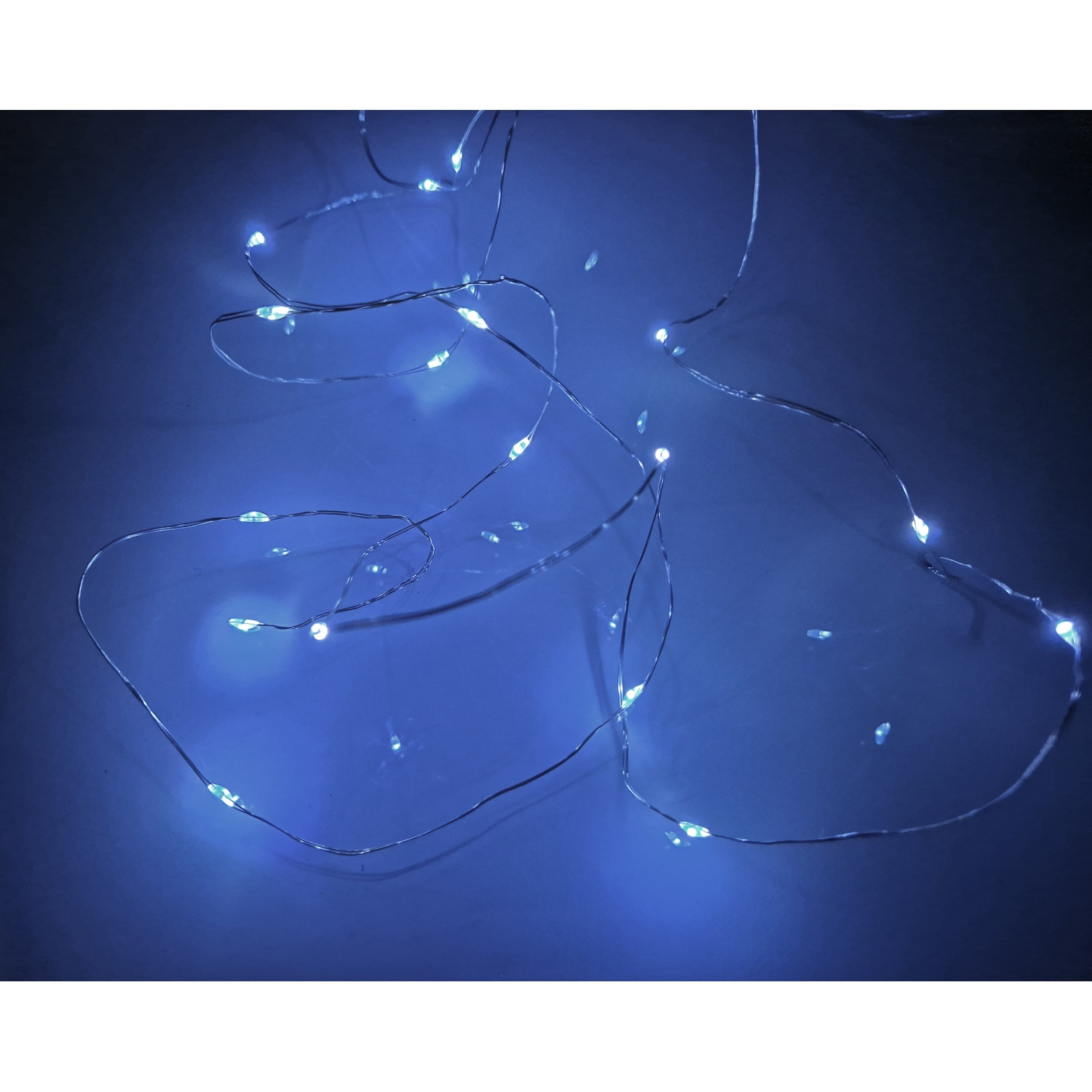 Luci di Natale Lyvia Micro Led 2m a batterie, Bianco Freddo