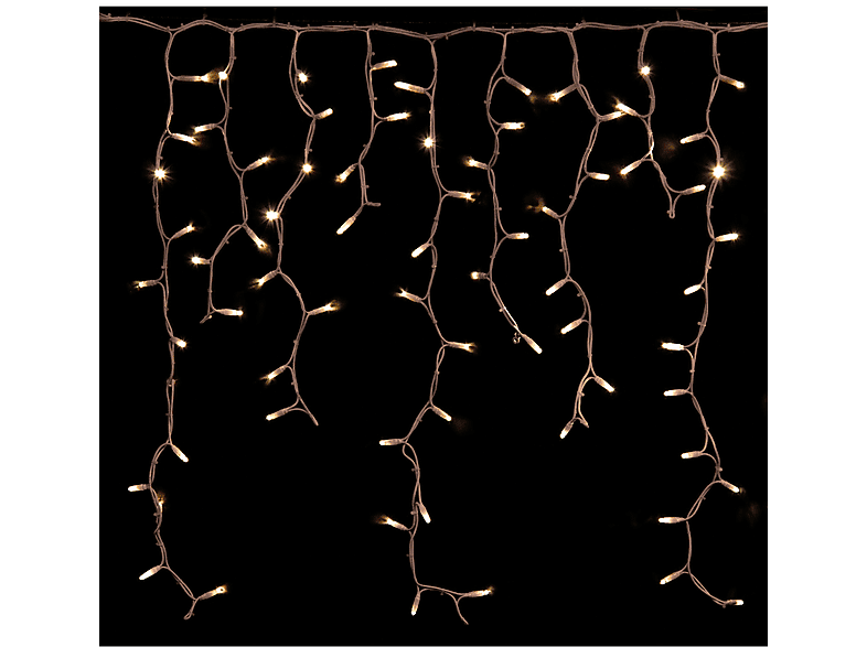 Estensione tenda luminosa Lyvia Minicascata Led 1,7x1m, Bianco Caldo