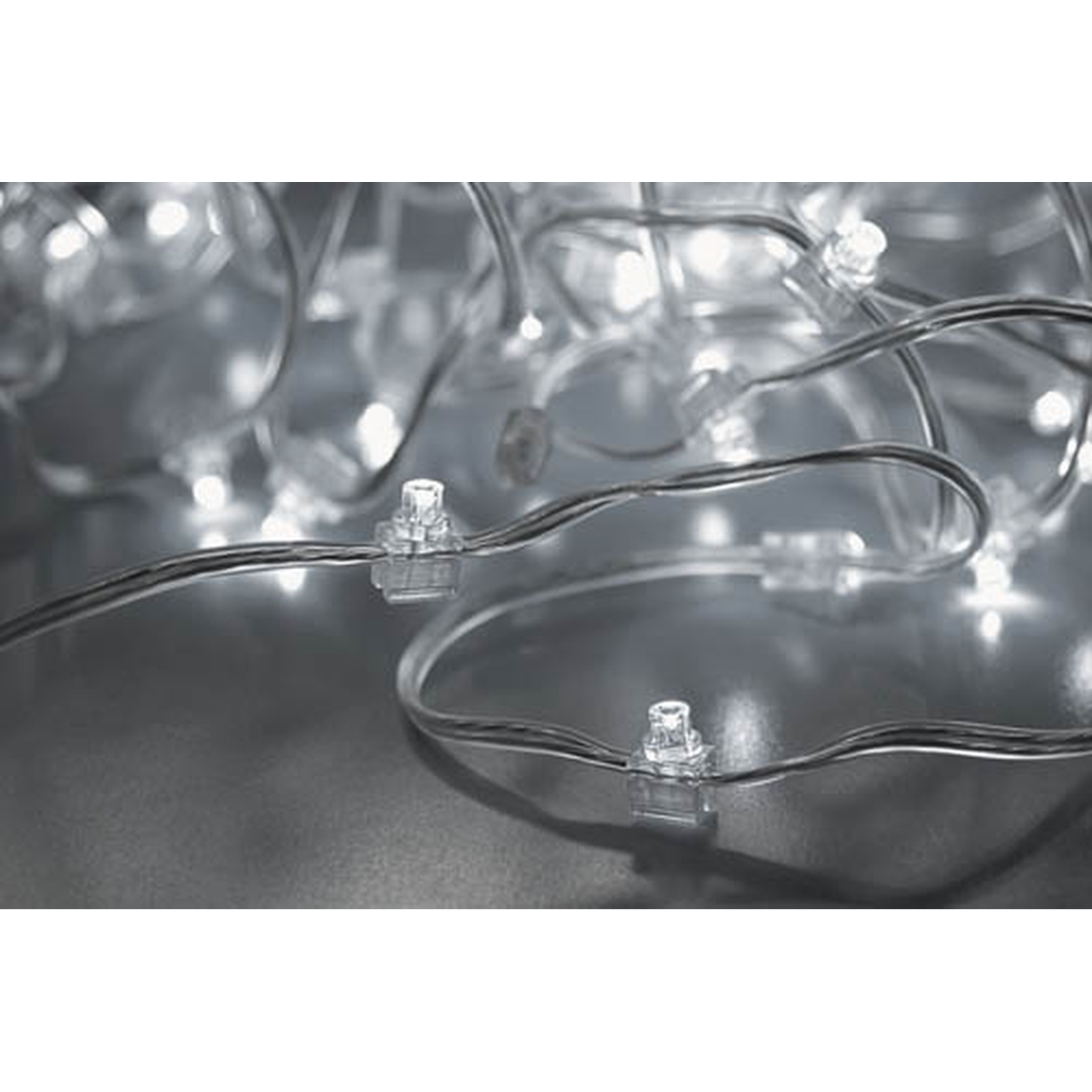Ghirlanda Luminosa Lyvia Minicliplite Led 30m, Bianco Freddo
