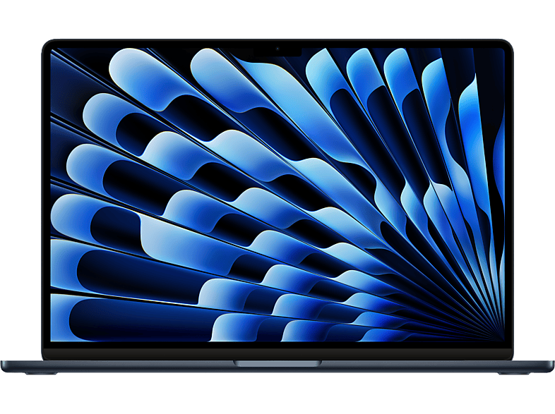APPLE MacBook Air (2024) M3, Notebook, mit 15.3 Display, Apple M-Series M3 Prozessor, 16 GB RAM, 256 SSD, GPU, Midnight, macOS Sonoma