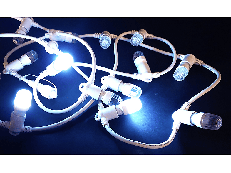 Stringa luminosa LYVIA Strobo Led 3m luci decorative LED per casa, feste e ambienti interni, effetto strobo, Bianco Freddo