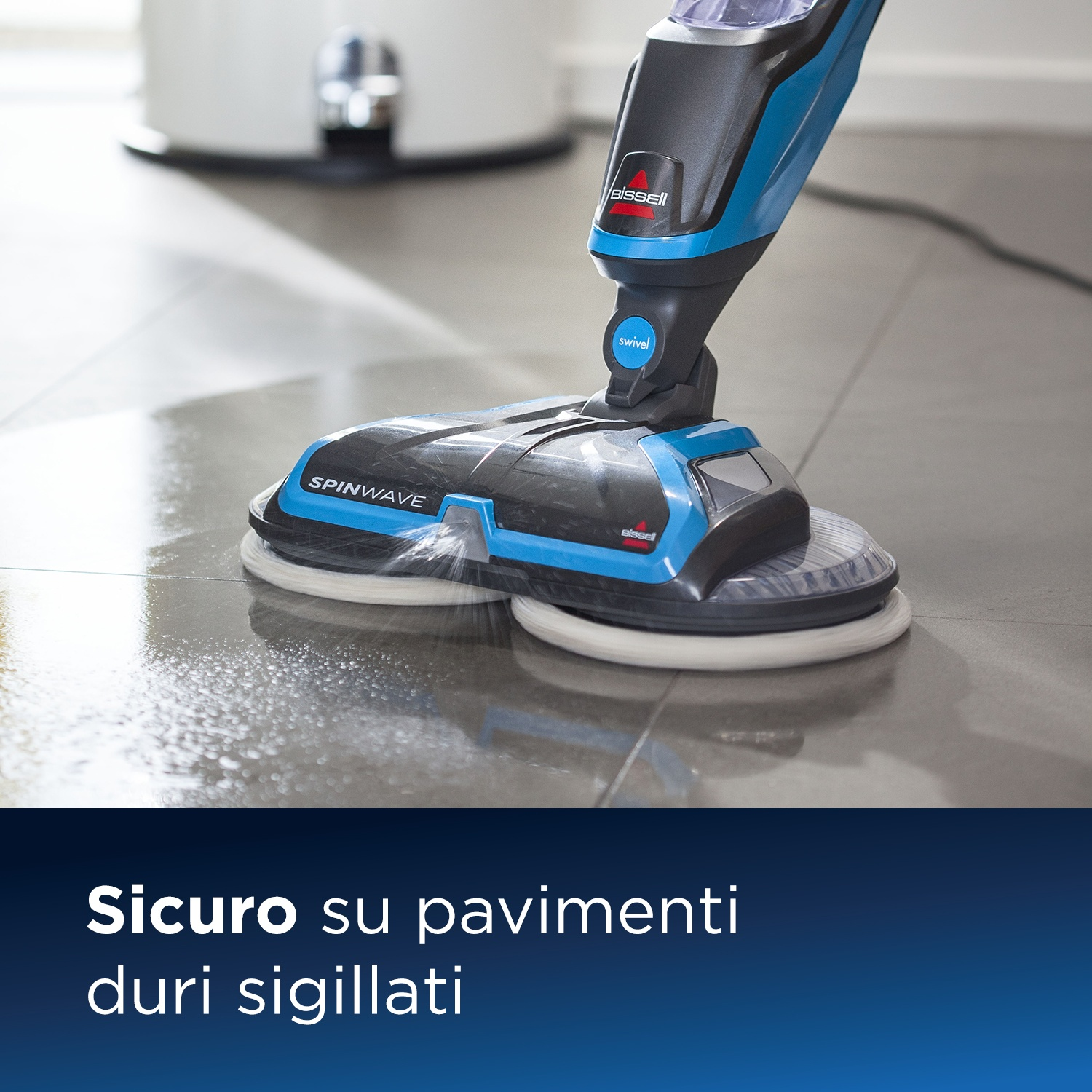 Dischi Ruvidi Per Mocio Spinwave BISSELL - Ricambi Per Pulizia Pavimenti Duri | Rimuove Sporco Ostinato - Foto 13