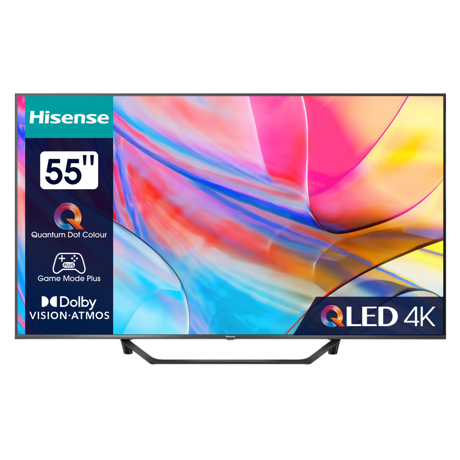 HISENSE 55" QLED 4K Smart TV 55A72KQ - Ultra HD 4K - QLED-tv - 55 inch