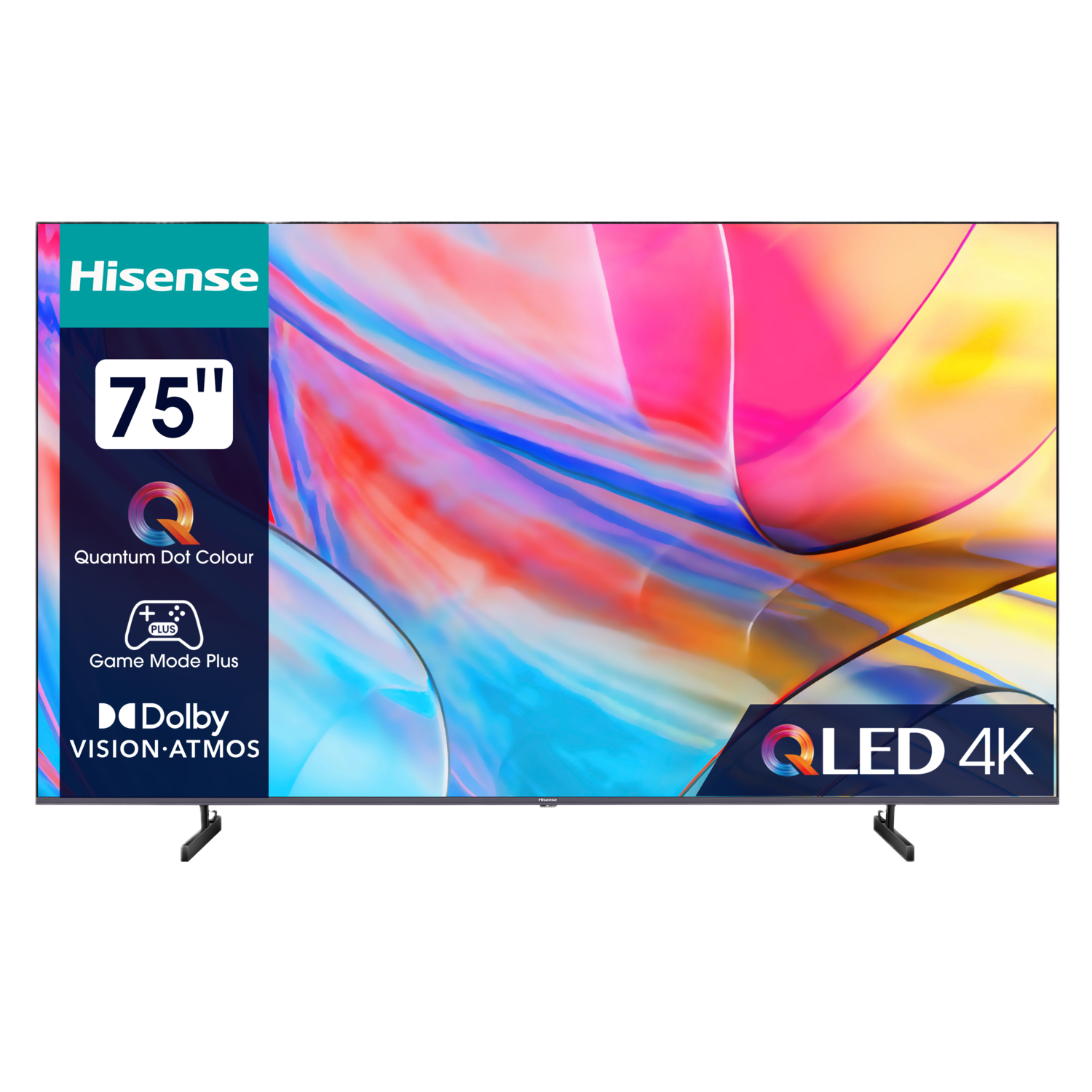 HISENSE 75A72KQ 75" QLED Smart 4K - QLED 4K - QLED-tv - 75 inch