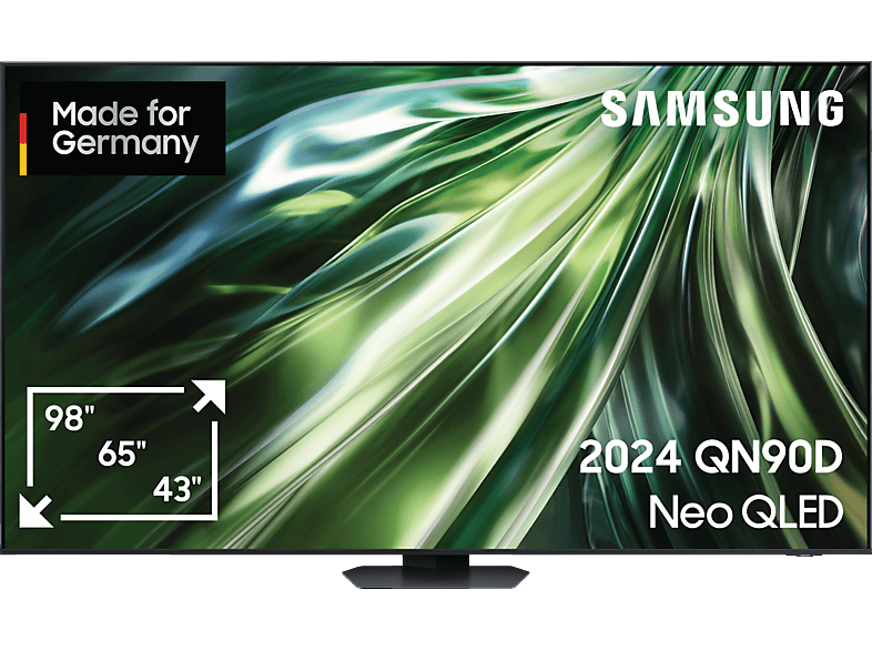 SAMSUNG GQ98QN90D Mini LED / Neo QLED TV (Flat, 98 Zoll 249 cm, UHD 4K, SMART TV, Tizen)