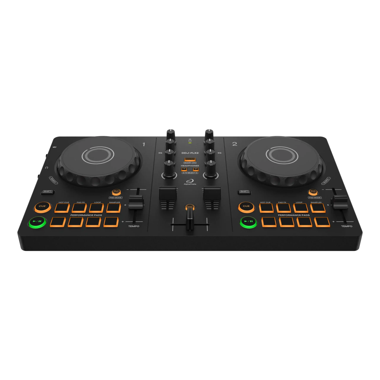 Alphatheta Ddj-flx2 Midi-controller Zwart