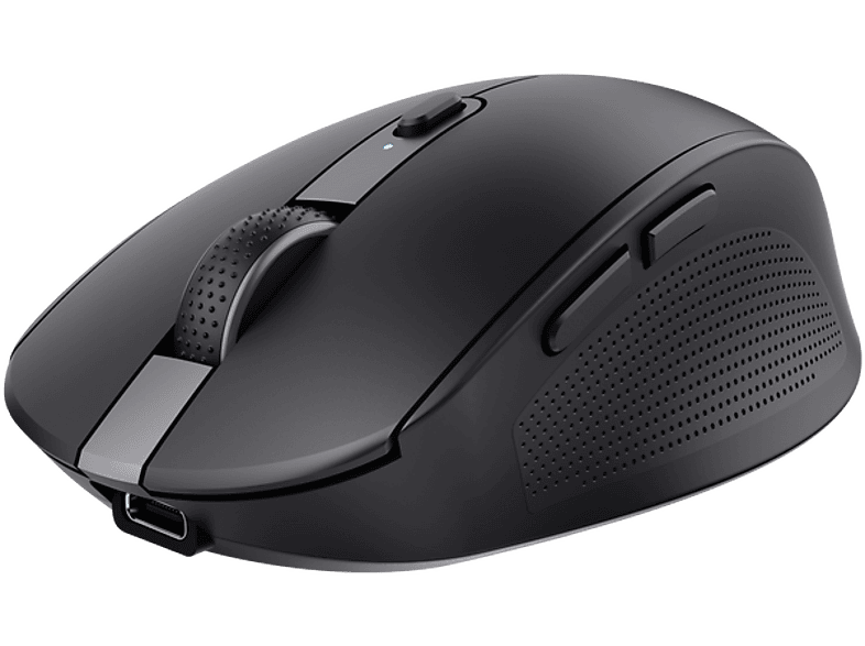 Trust Ozaa Compact, Silencioso, 3200 ppp, Bluetooth, Negro